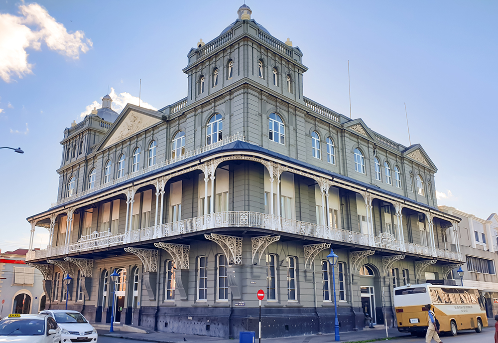 Mutual Life Assurance Society building in Bridgetown, Barbados