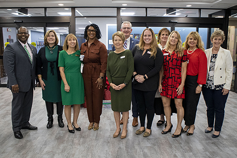 Group photo at HCPS school board meeting