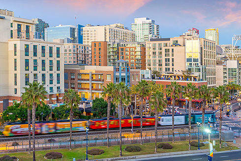 San Diego city skyline