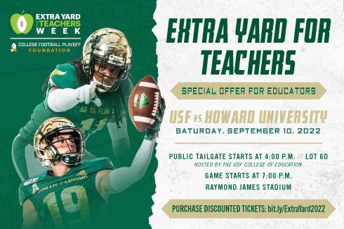 Extra Yard for Teachers Flyer