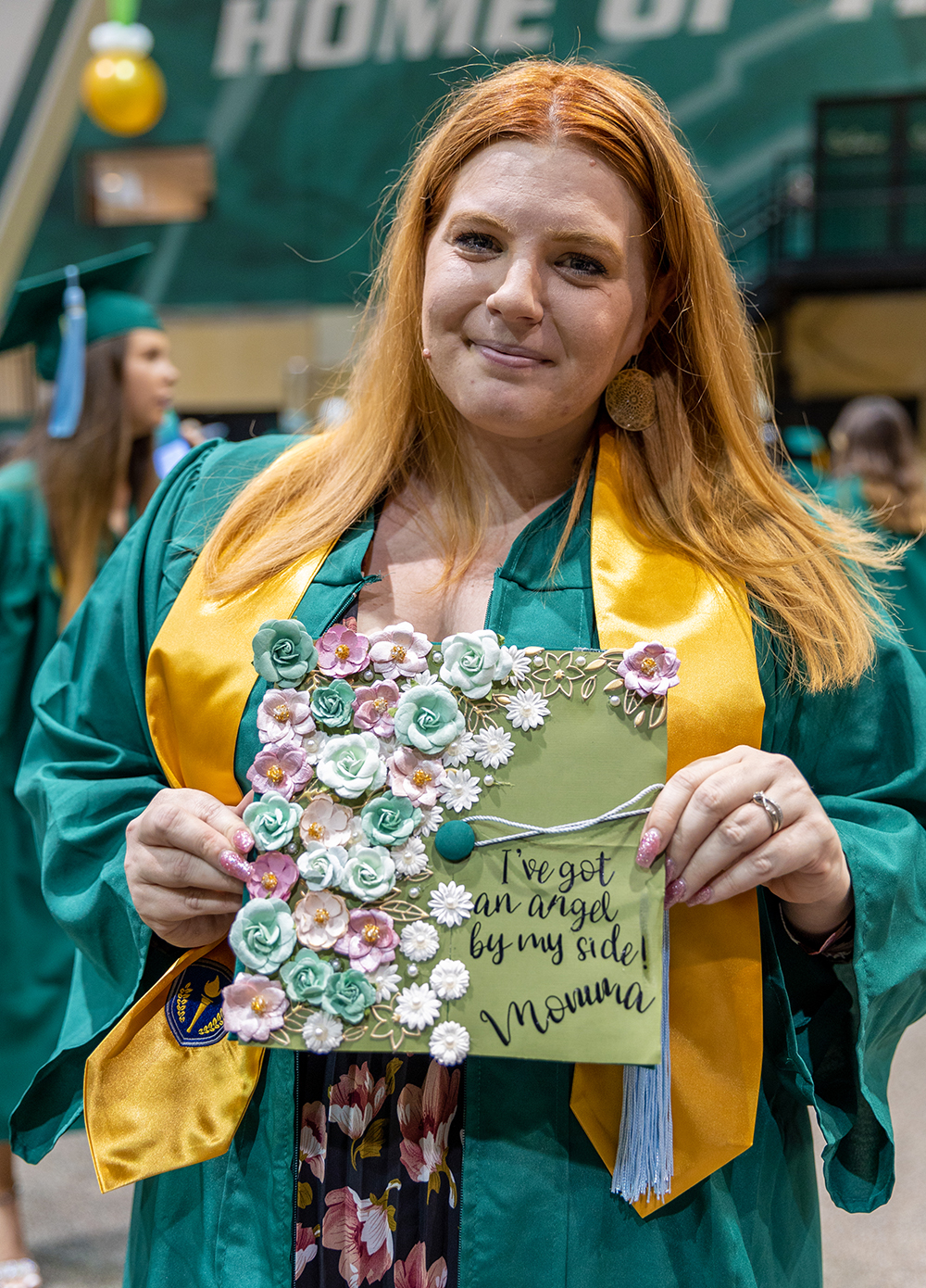 Graduation Cap - A thank you message to mom