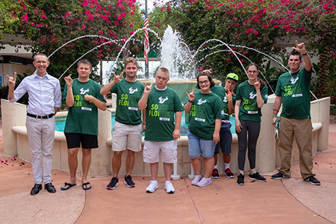 UMatter group photo at USF's St. Peterburg campus.