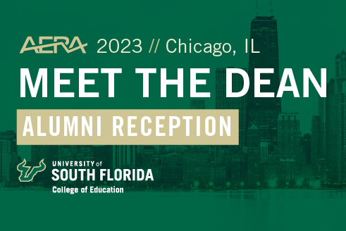 AERA Meet the Dean Graphic