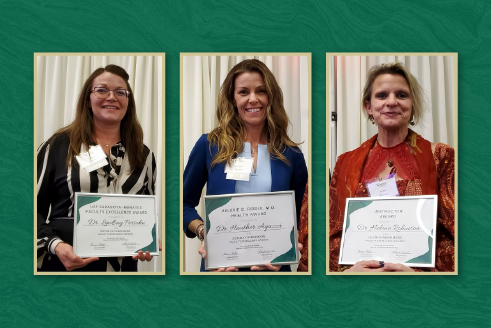 Three WLP award recipients