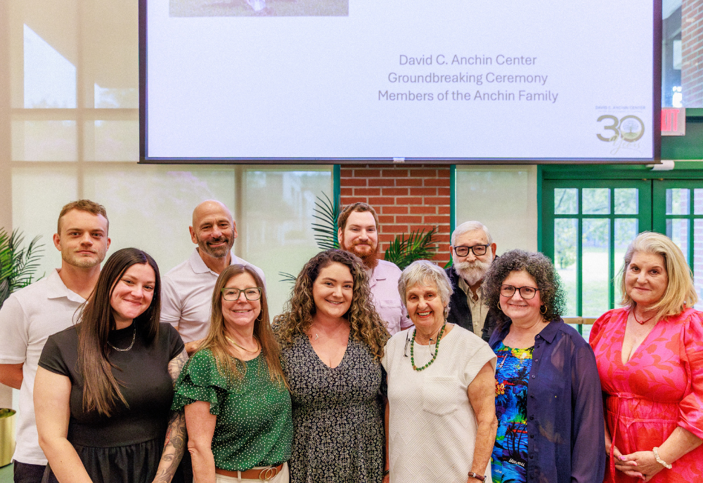Members of the Anchin family at the David C. Anchin Center 30th anniversary event on May 31.