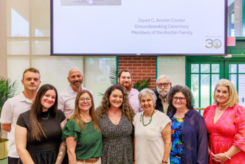 Members of the Anchin family at the David C. Anchin Center 30th anniversary event on May 31.