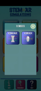 Lenses simulation image