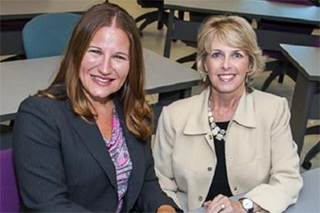 photo of Dr. Shannon Suldo (L) and Dr. Elizabeth Shaunessy-Dedrick (R)