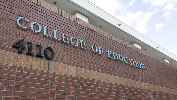 College of Education Building Wall