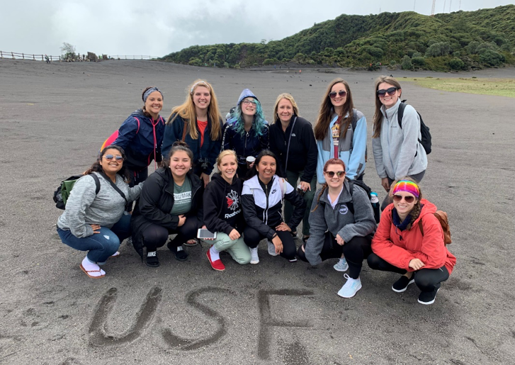 USF students on an excursion in Costa Rica