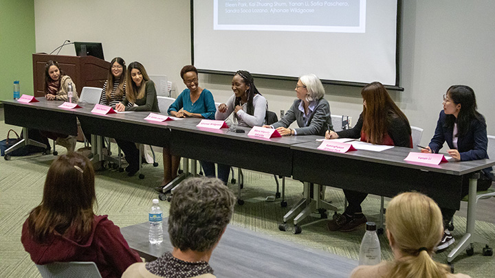 Students share their experiences at international student panel at USF