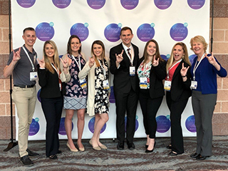 Group of USF students and faculty at NAPDS 2020