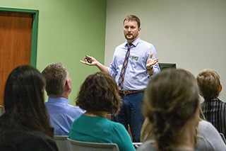 Nathaniel von der Embse presents at USF