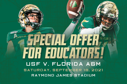 Extra Yard for Teachers with USF Football