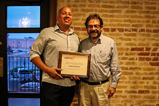 Frederick Bradley receives a Student Research Award from the American Educational Research Association (AERA) Science and Teaching Learning Special Interest Group