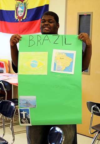Pepin Academies Student Presents Poster on Brazil