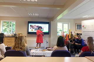 Guest presentation at Spinney Primary School in Cambridge