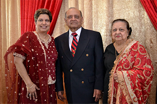 Mona Jain with family