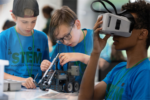 Student at STEM Robotics Camp | USF St. Petersburg campus