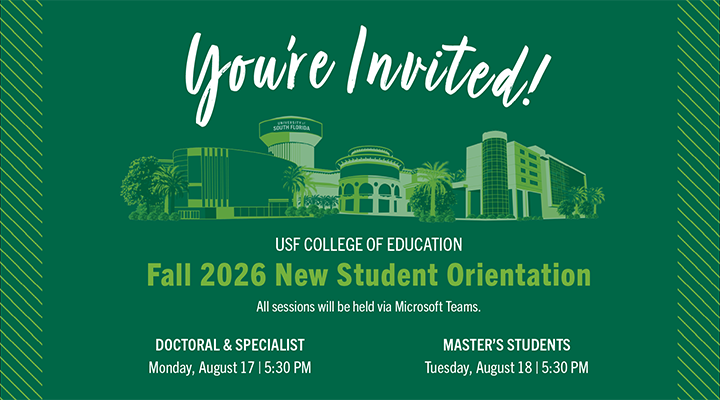 Fall 2026 orientation graphic, information below