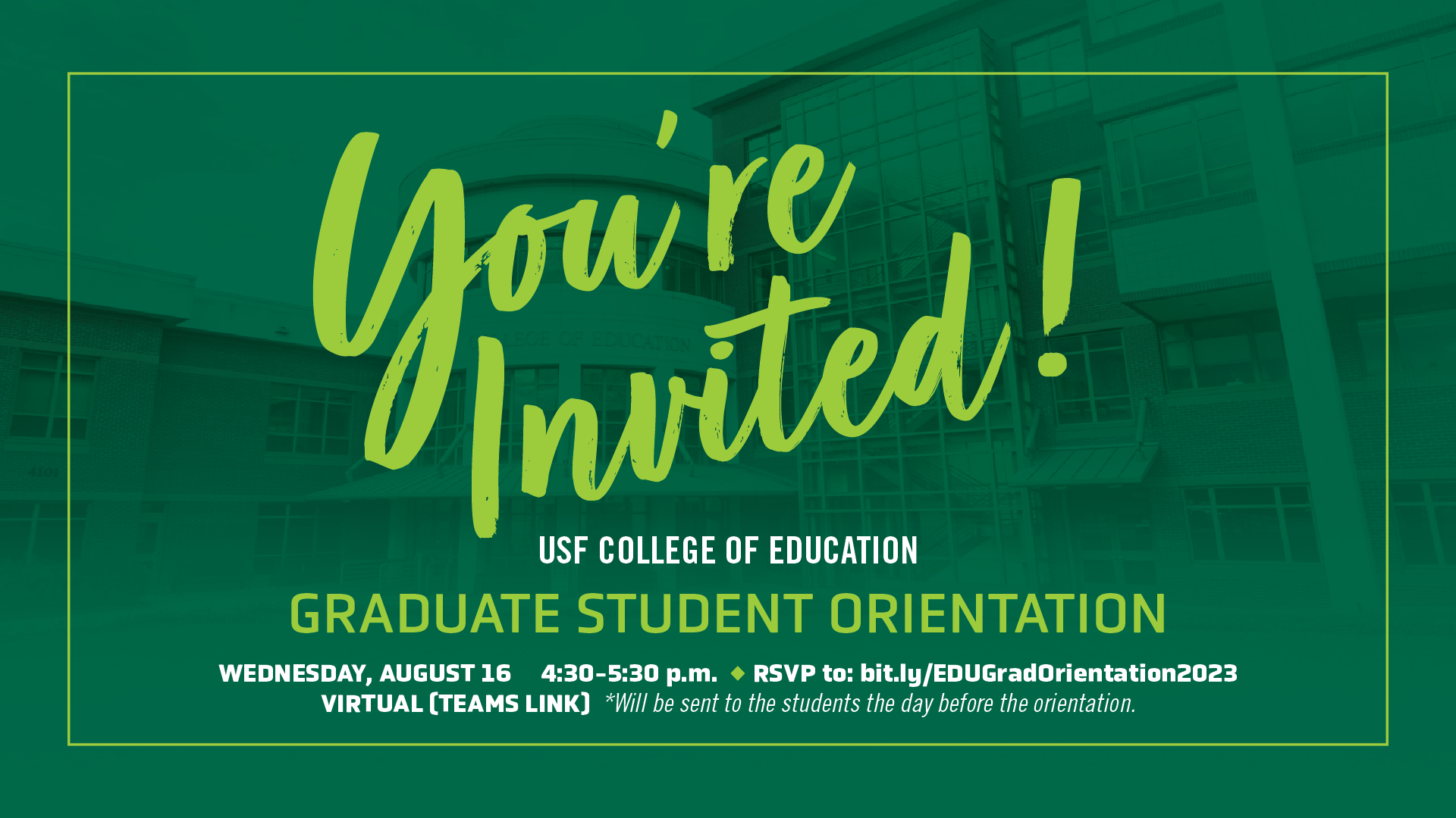 College of Education New Graduate Student Orientation | Fall 2022