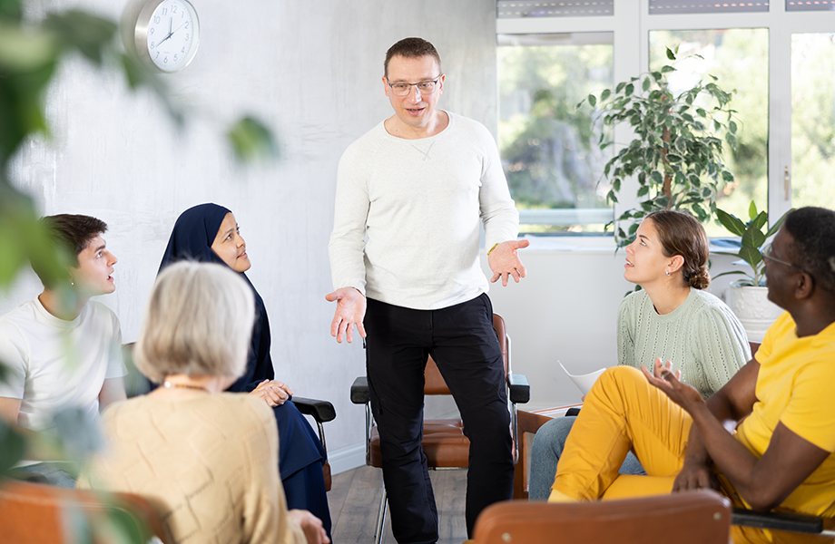 group of students having discussion