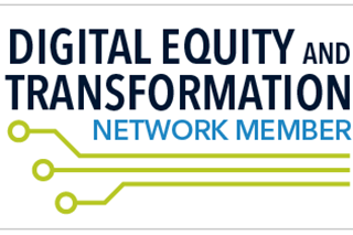Digital equity and transformation network member badge