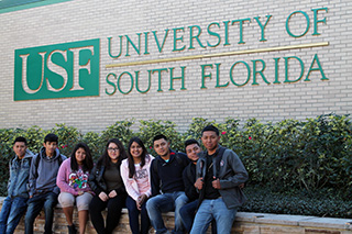 HEP students at USF