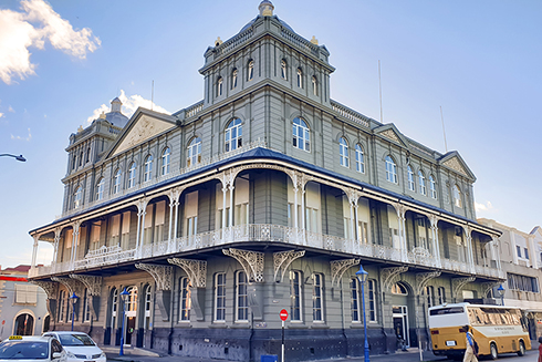 Mutual Life Assurance Society building in Bridgetown, Barbados