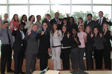 Lauren Kaplan and her cohort