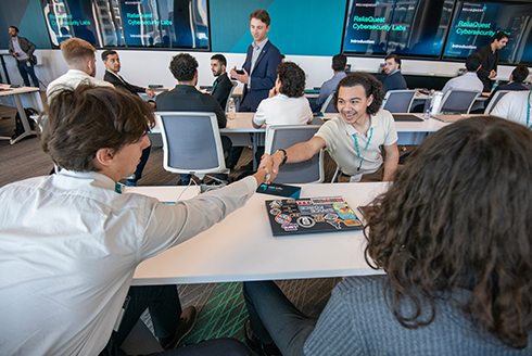 students in the reliaquest program at USF