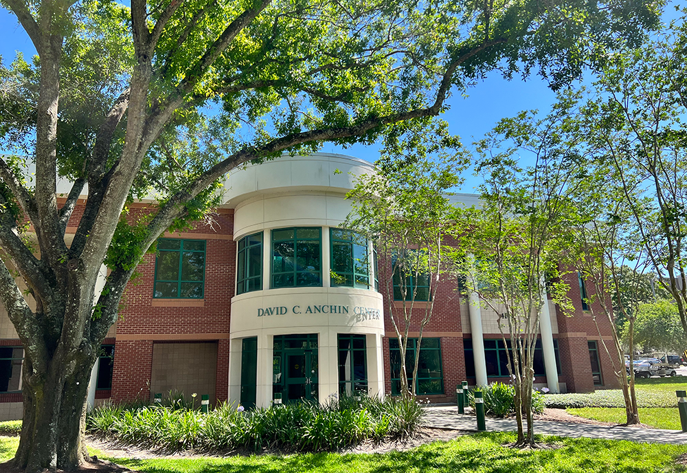 Exterior of the Anchin Center building