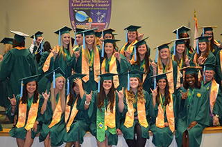 SCATT students in commencement regalia