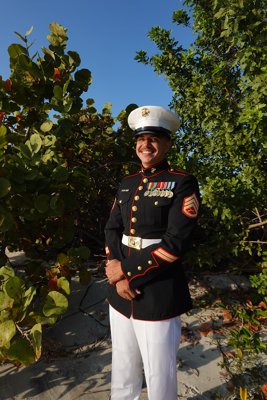 Issa in his uniform