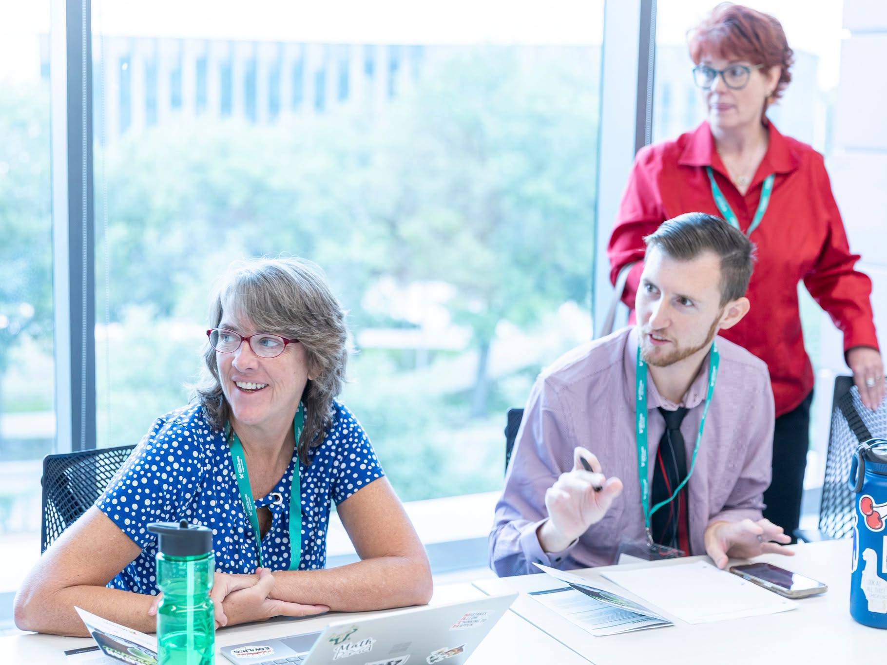 teachers in a session