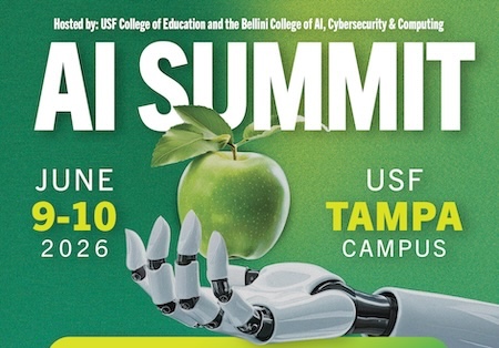 a picture of a robot hand holding a green apple