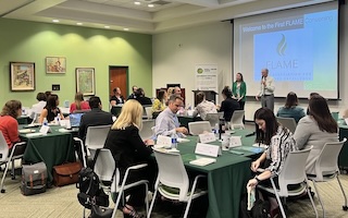 group picture of flame