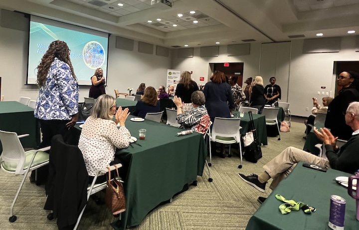a picture of the crowd at the event
