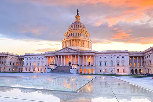 a picture of the US Capitol building