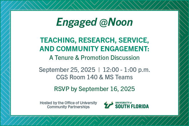 Engaged @Noon Faculty Event