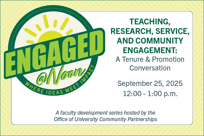 Engaged @Noon Faculty Event