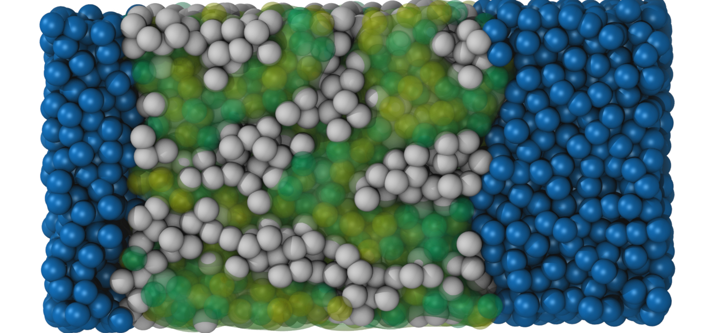 Polymeric ionic liquid simulation