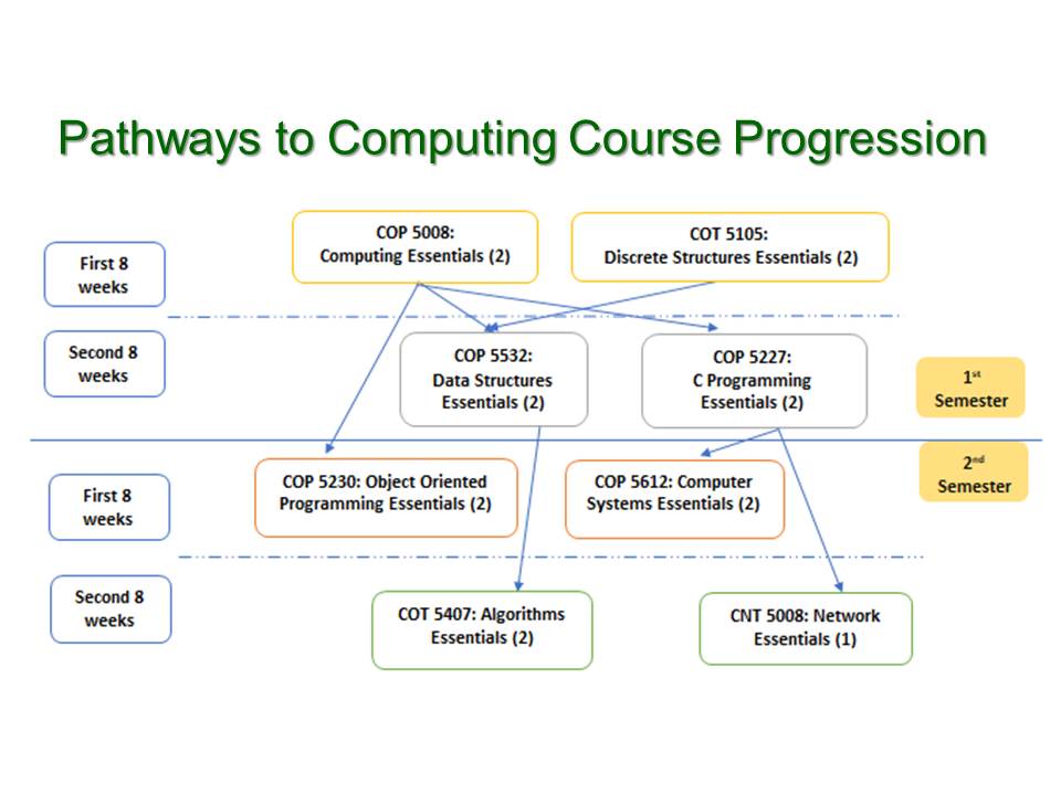 Pathway to computing flowchart