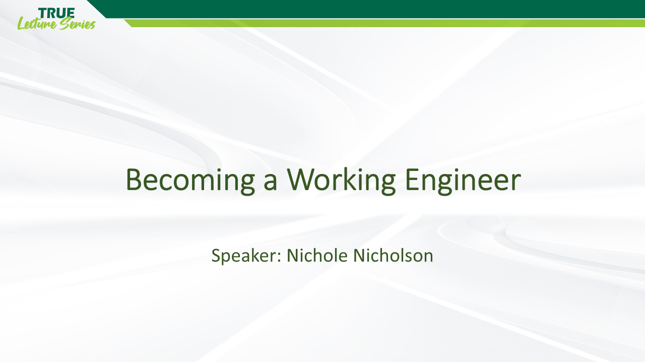 Becoming a Working Engineer