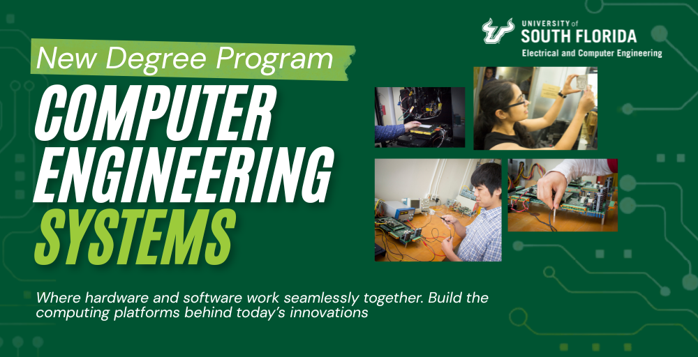 Start your path toward a career in computer engineering with our new Computer Engineering Systems degree program