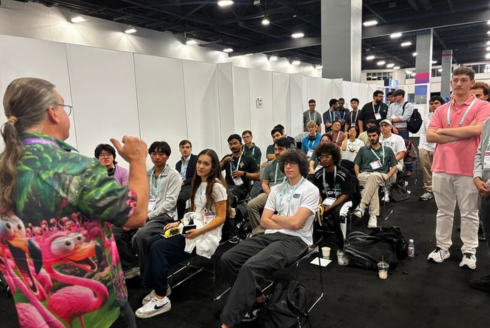 Participating team groups at eMerge hackathon