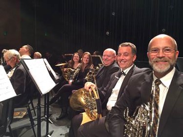 Bertini and fellow Fanfare horn players