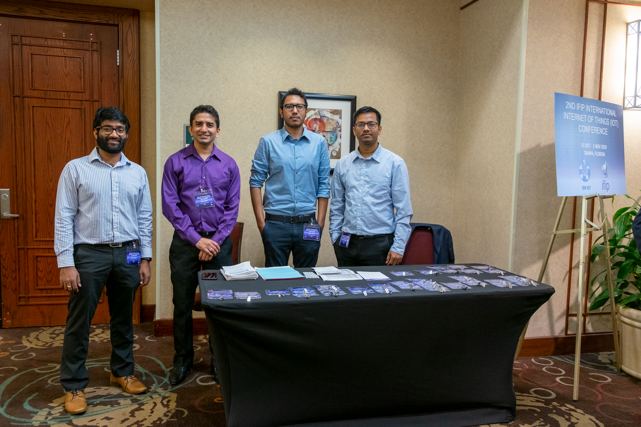 USF Ph.D.s at IFIP IoT Conference 2019