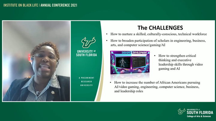 Sylvia Thomas' Challenges Slide at IBL 2021