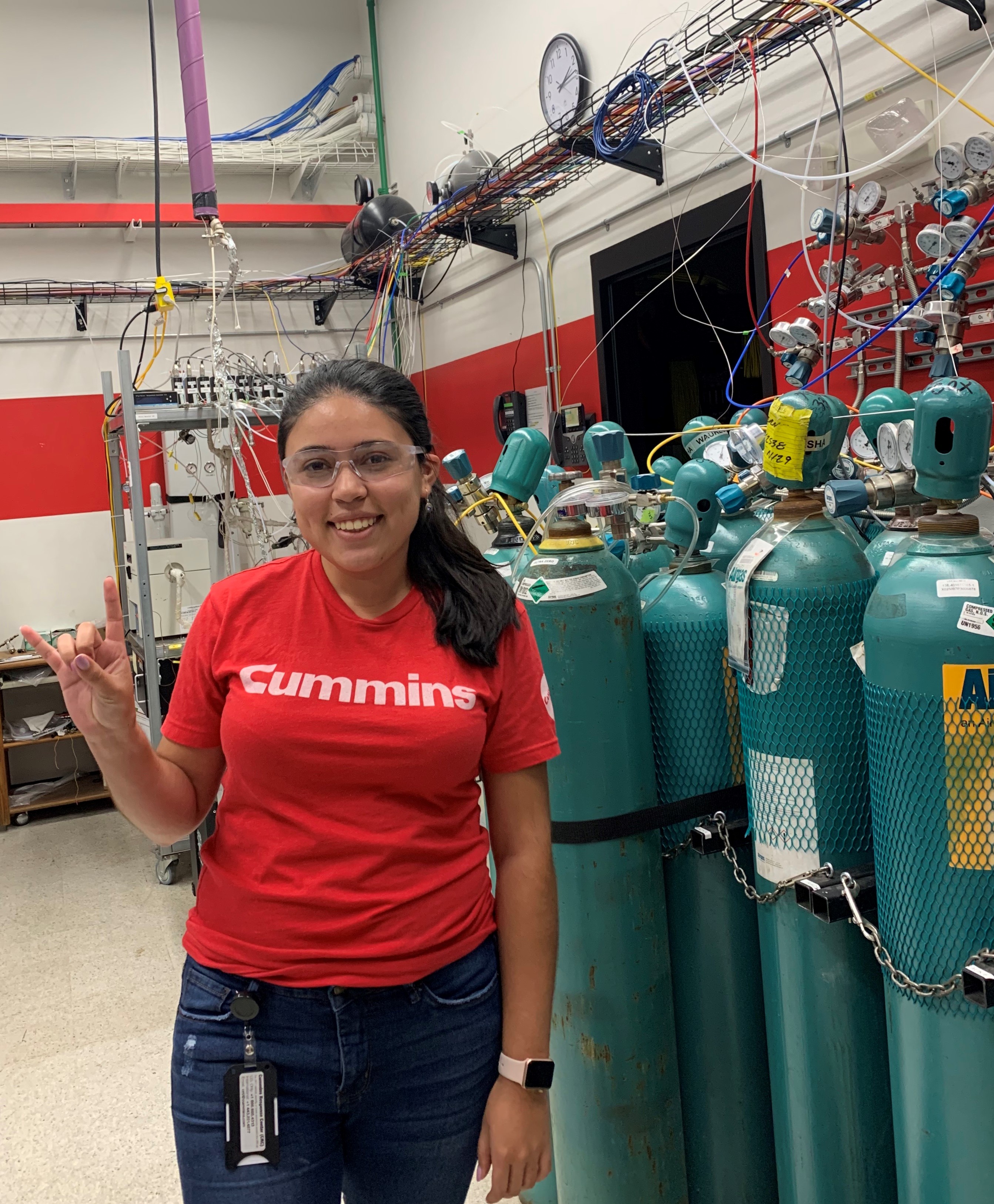 Daniela Peña Castro at the Cummins Catalyst Lab
